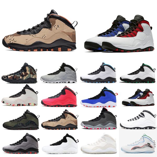 

10 10s basketball shoes for men desert camo fusion red grey infrared orlando mens discount outdoor comfortable tainers sports shoes, White;red