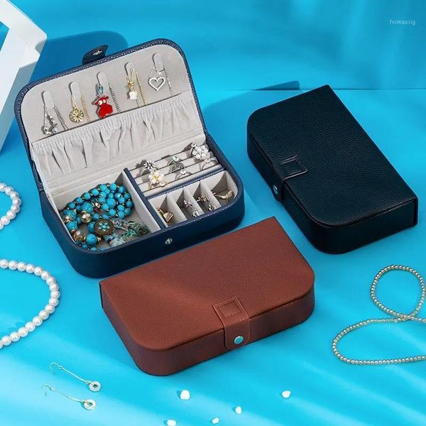 

ring necklace earring bracelet portable jewelry storage box1