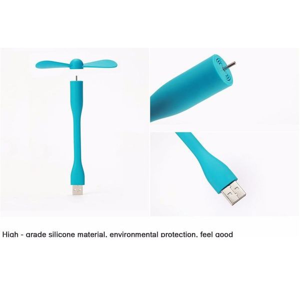 

siancs mini cute portable flexible usb fan bendable removable usb gadgets low power for powerbank for pc for la sqcpbp