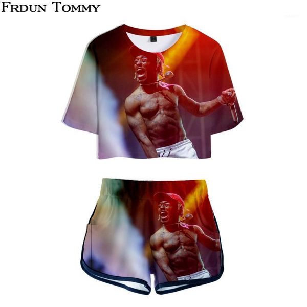 

frdun 3d t-shirt lil uzi vert leisure suit hip hop summer short sleeve shirt and pant harajuku soft popular clothes casual1, Gray