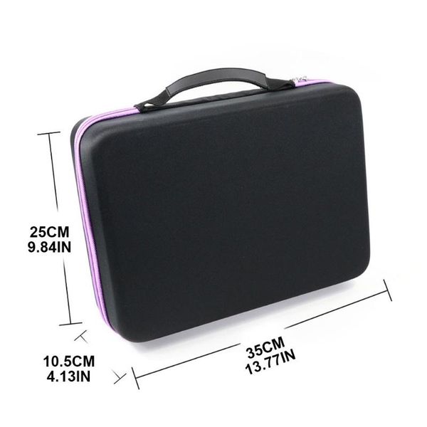 

70 bottles 15ml rollers essential oil case protect travel carrying shockproof y3ne