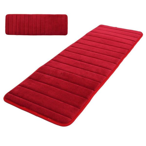 

wholesale- cnim 120x40cm absorbent nonslip memory foam kitchen bedroom door floor mat rug qylbku wphome