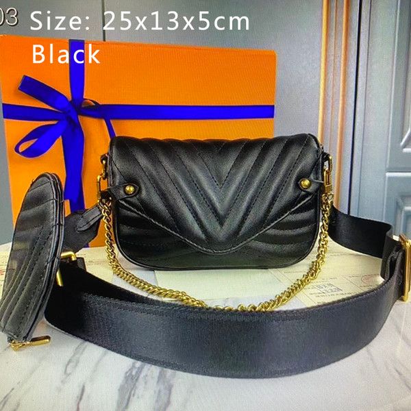 

pink sugao designer handbags purses 2020 new fashion designer shoulder bags with wallet 2pcs/set designer crossbody bag m56461