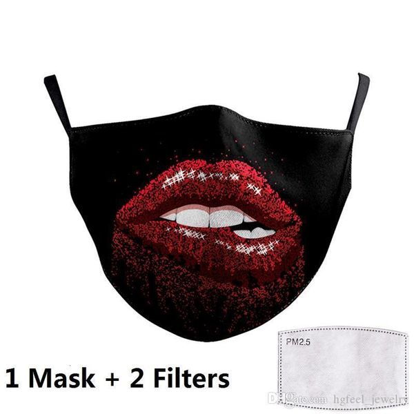 

mouth face big print anti fabric unicorn cover reusable protection dust washable masks 13fy