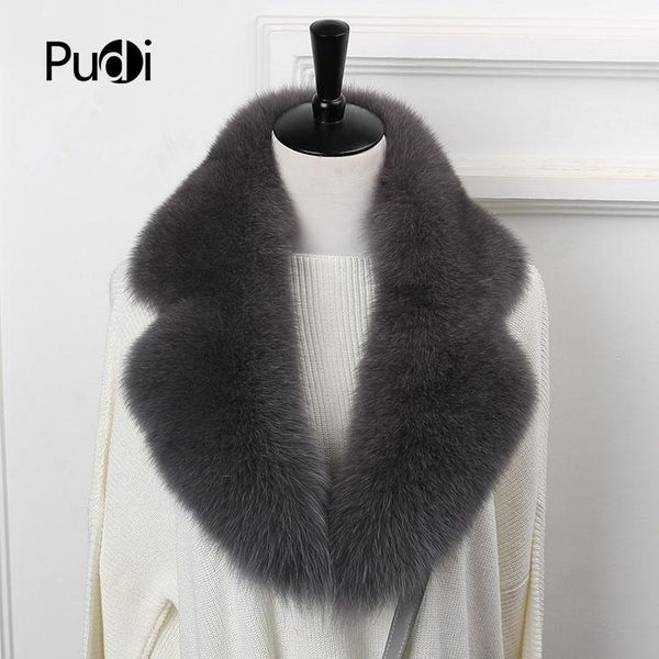 

scarves aorice sf874 men real fur scarf 2021 long natural genuine shawl rings, Blue;gray