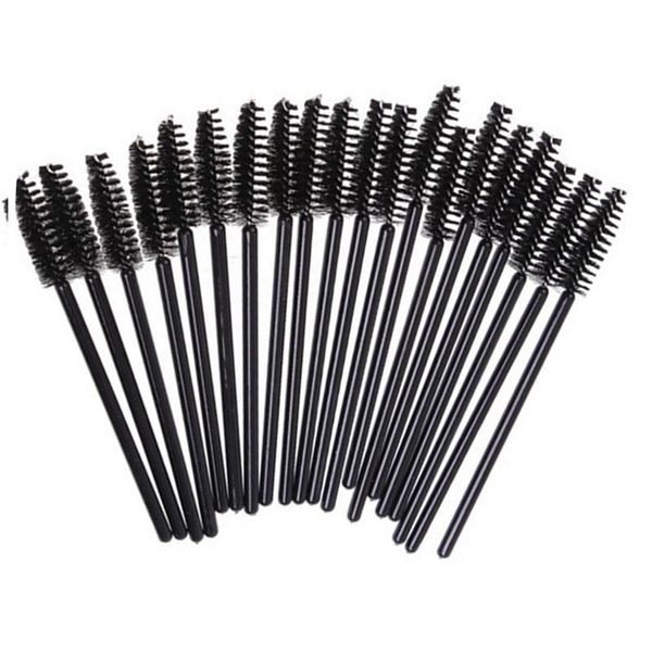 

brainbow 30pcs/pack disposable eyelash brush eye lashes curler comb eyebrow brushes long rod can be bent mascara brush make up q bbysge, Silver