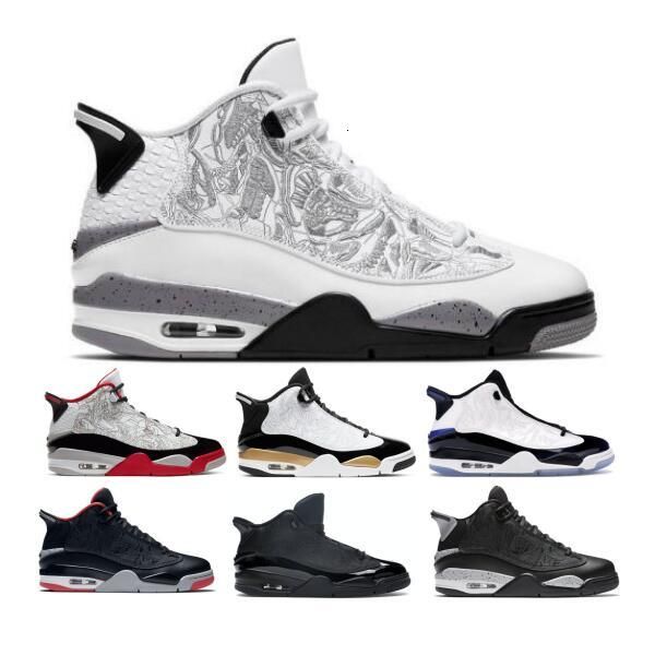 

flight jumpman dub zero mens women basketball shoes sneakers triple white black cement concord varsity red 2021 new fashion trainers shoes, White;red