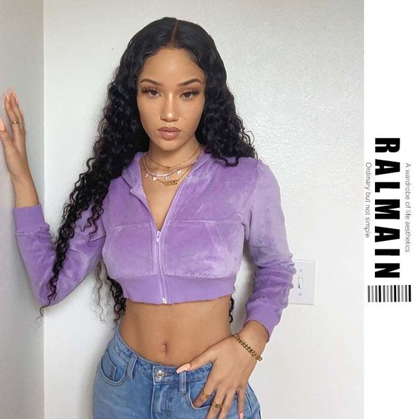 

2021 autunm spring new womens hoodies wholesale crop button pull short girl tight zipper hoodie coat casual street leisure fashion, Black