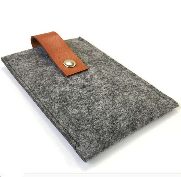 

de2w3sdfashion персонализированный серый войлок мобильный телефон / сумка / сумка / чехол / крышка / рукаввип