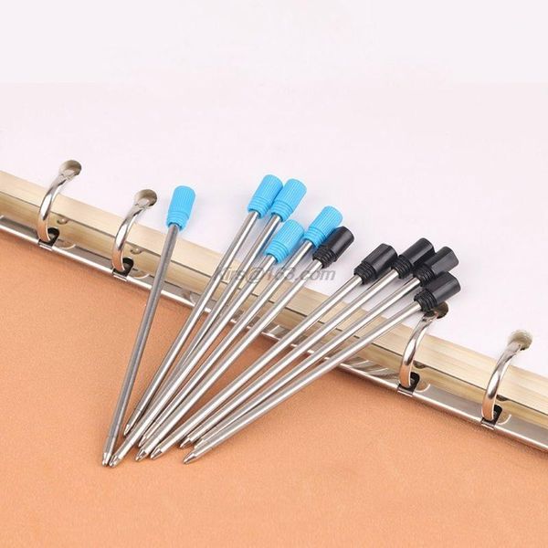 

10pcs ballpoint pen refills replacement 1.0mm blue black ink color school office1, Black;red
