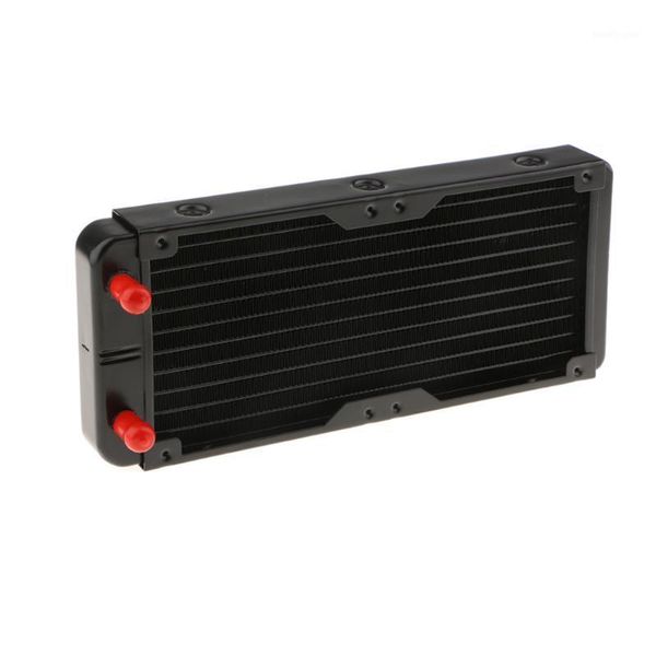 

fans & coolings alloy computer radiator 240mm 10 pipes water cooler cooling for cpu heatsink1