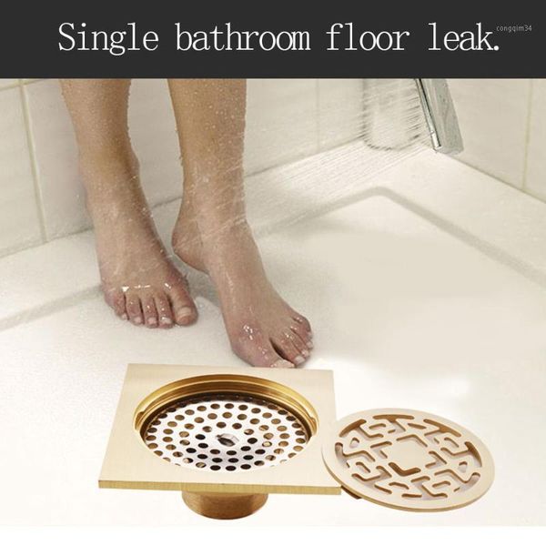 

the bathroom accessory square solid brass shower ground drainer, oil rubbed bronze floor1