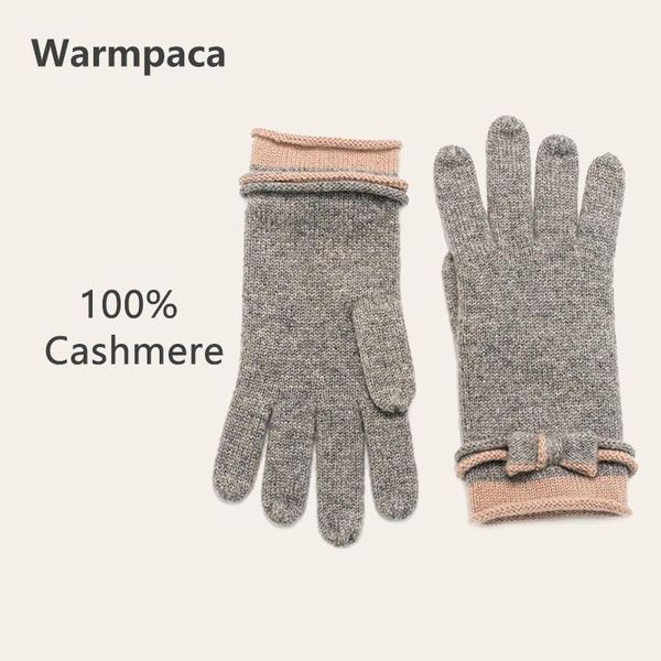 

warmpaca 100% кашемировые перчатки темно-серый / коричневый черный розовый бежевый, Blue;gray