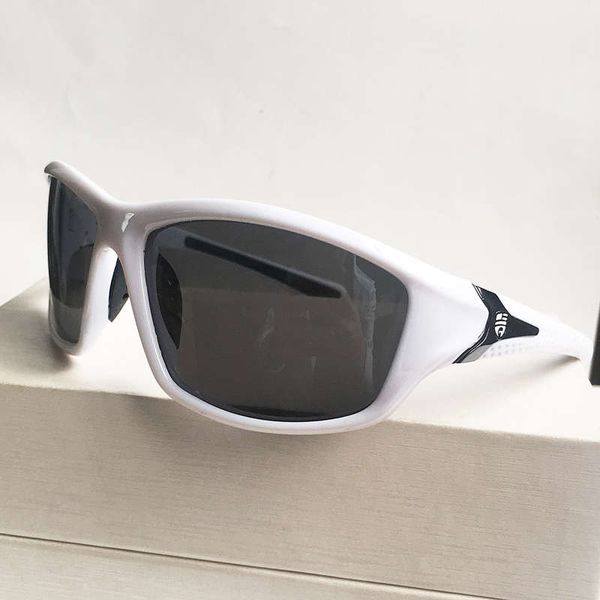 

protective glasses driving male polarized driver's mirror day and night eye protection sunglasses white frame, Black