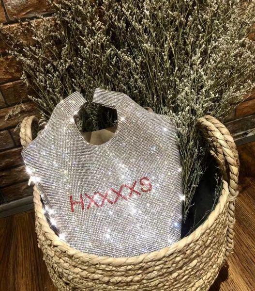 

chaopai spoof hxxxxs full vegetable basket water bucket bag diamond crystal