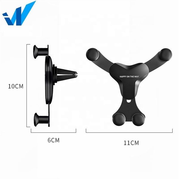 

car phone holder mobile phone holder gravity stand snap-on cell phone holder