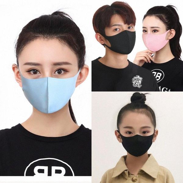 

opp kids package silk reusable mouth ice mask face with bag face washable adults masks dustproof sports outdoor cover opp zh7g# ooa8176 kmii