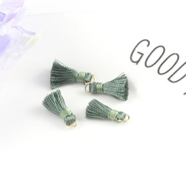 

30pcs 1.5cm mini polyester thread tassel pendant for jewelry making diy bracelet cellphone pendant finding craft tassels h qylpgv
