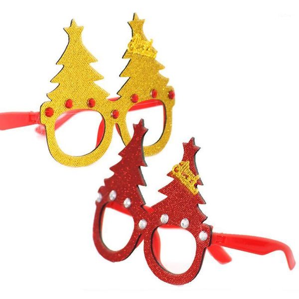 

christmas ornaments cute santa claus elk snowman glasses kids headwear reindeer ornaments christmas decorations for home1