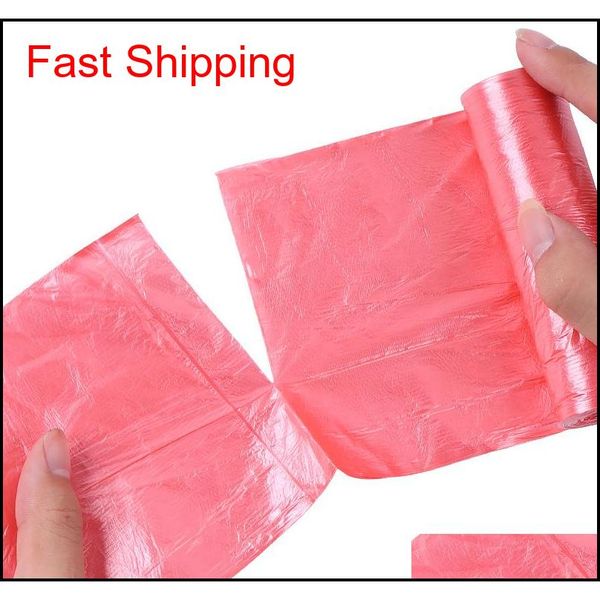 

5 rolls garbage bags colorful plastic bags household cleaning supplies 5-piece trash bags kitchen toile qylizn bdetoys