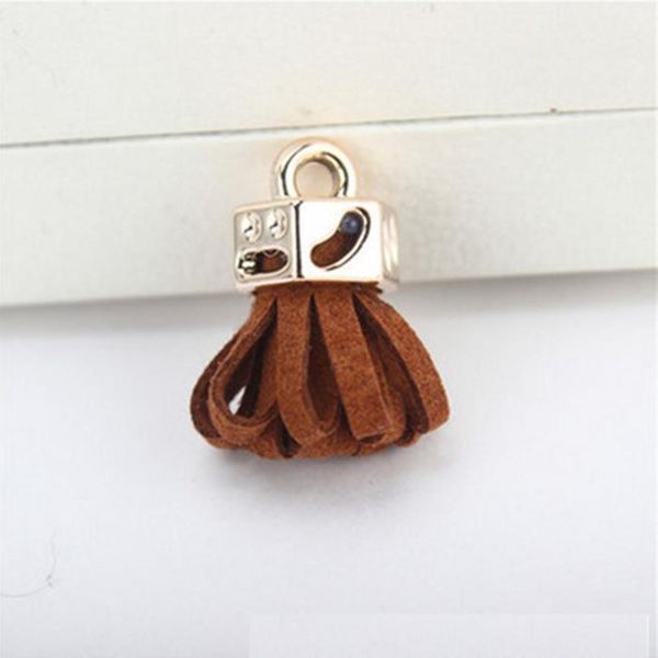

30pcs mini suede imitation leather flower tassels fringe diy craft decor supplies earrings necklaces jewelry makes accessories h sqceib