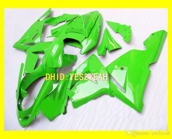Зеленый обтекательный комплект для корпуса для Kawasaki Ninja ZX10R 04 05 ZX-10R Кузов ZX 10R 2004 2005 Мотоцикл Набор + подарки