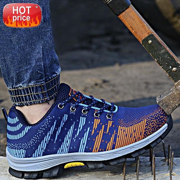 

winter autumn style work shoes with steel toe cap indestructible shoe swaterproof safety shoes men steel toe cap anti-smashing #ns2h