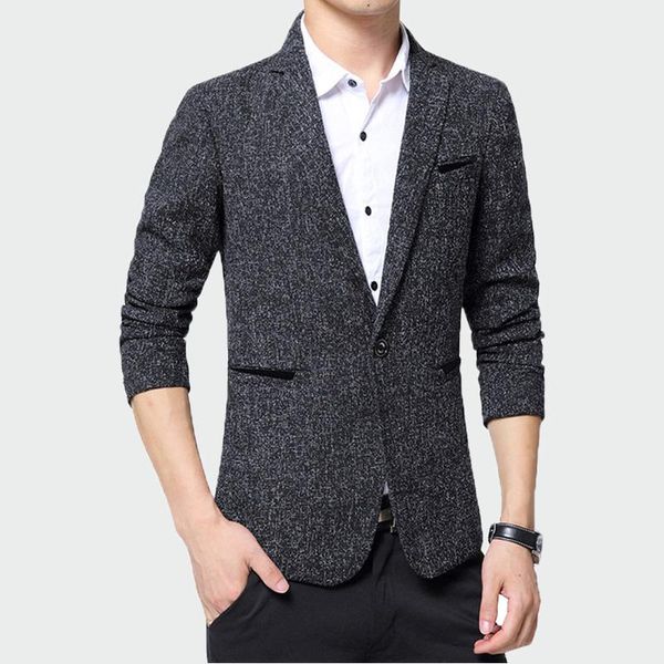 

2020 new autumn men's casual suit cool coats mens fashion solid gentleman long sleeve jackets male brand clothing m~5xl ml331, Black;brown