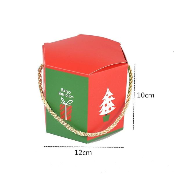 

lbsisi life 10 шт. 1012см счастливого рождества протеальная бумажная коробка поставки конфеты шоколадная упаковка празднование party party p