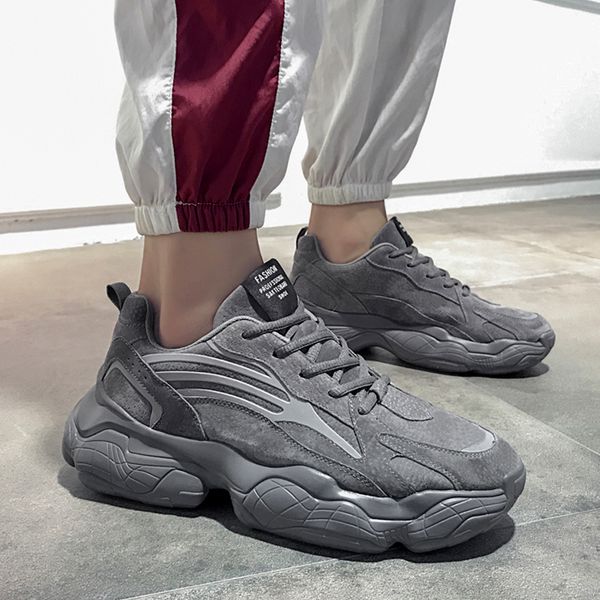 

dada winter plush warm men's trend versatile sports leisure increase ultra fire ins fashionable shoes, Black