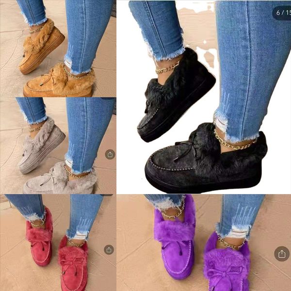 

meapn swan slipper thick cotton mop cotton mop yarn female winter plus velvet home slipper high-heeled snow boots super soft cotton tuft, Black