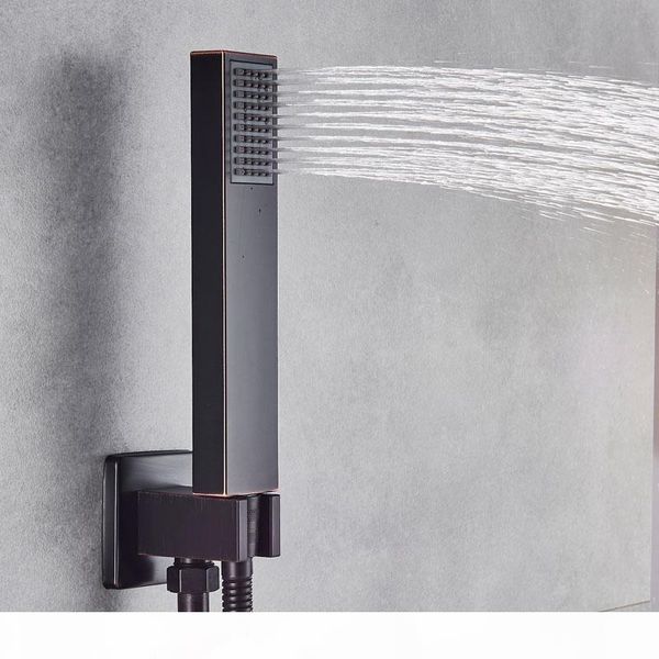 

faucet rain bathtub bathroom shower bathroom faucet mixer faucet bath shower tap shower mounted wall bronze set black klhui packing2010