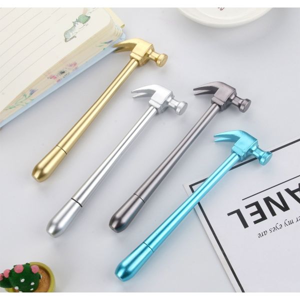 

1 шт металлических молотки инструменты канцелярские креативные шариковая ручка молоток pen моделирование школа управление снабжение sqclkn d, Black;red