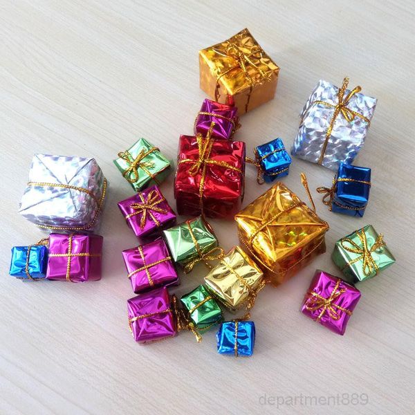 

new manufacturers direct 2.5-5cm foam gift bags decorated pendants multicolor christmas tree decorations owd2975