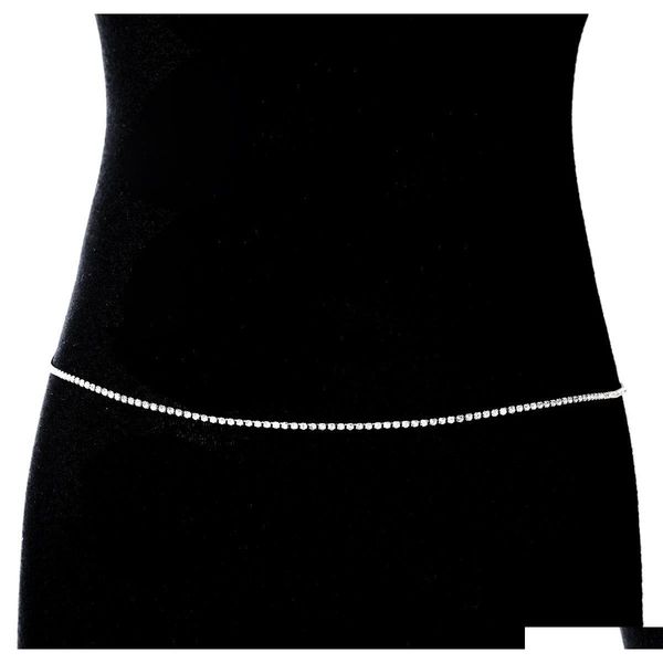 

2019 explosions new accessories summer bikini rhinestone waist cha jllnga dh_garden, Silver