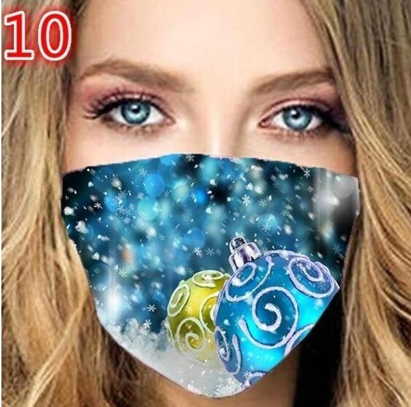 

christmas party cotton mask 1pcs filters disposable santa deer printed christmas party decoration cosplay sqcbvn pingtoy, Black