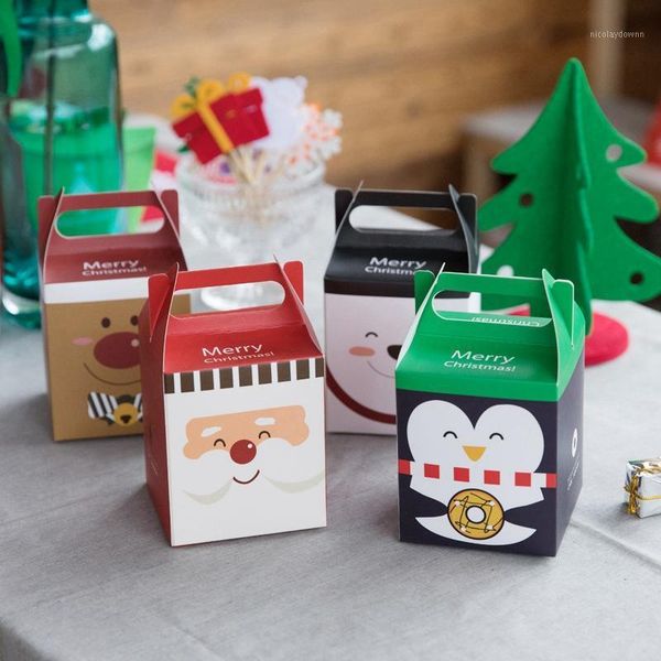 

gift wrap 1pcs christmas box beautifully folded colorful apple stocking ornaments1
