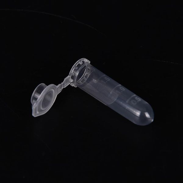 

200pcs micro centrifuge tube test tubing vial clear plastic vials container snap cap for sample specimen laboratory supp jllfao