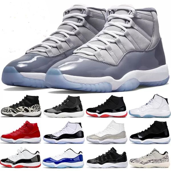 

jumpman 11 retro 11s men basketball shoes bred platinum tint legend gamma dark concord low space jam cool grey anniversary cherry mens