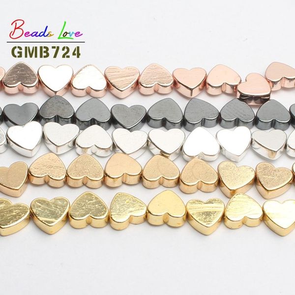 

5x6 мм натуральные формы сердца гематитные шарики для ювелирных изделий изготовления натуральных каменных бисеров diy браслет ожерелье ювели