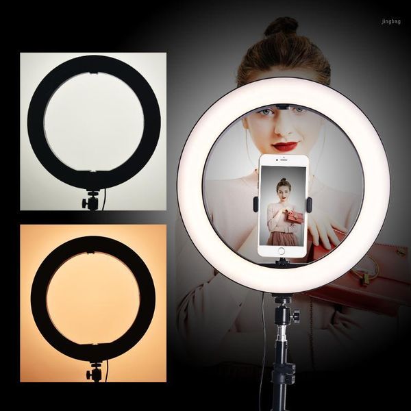 

flash heads ring lamp 36cm pography youtube video live po studio make up led light professional with tripod1