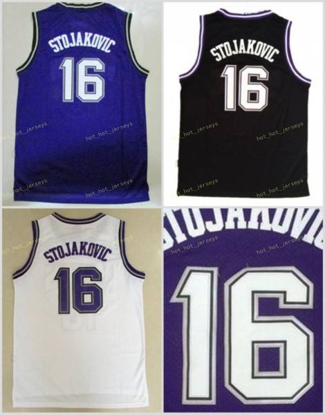 

vintage peja 16 stojakovic jerseys uniforms for sport fans shirt rev 30 new material team away purple black white stitched