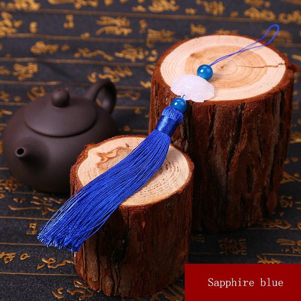 

2 шт. multicolor white jade lotus tassels diy ювелирные изделия занавес одежды декоративные аксессуары ключ автомобильная сумка подвеска cra