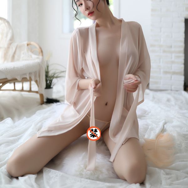 

underwear tease open file dew breast small flat chest temptation abnormal pajamas passion bed clothes, Red;black