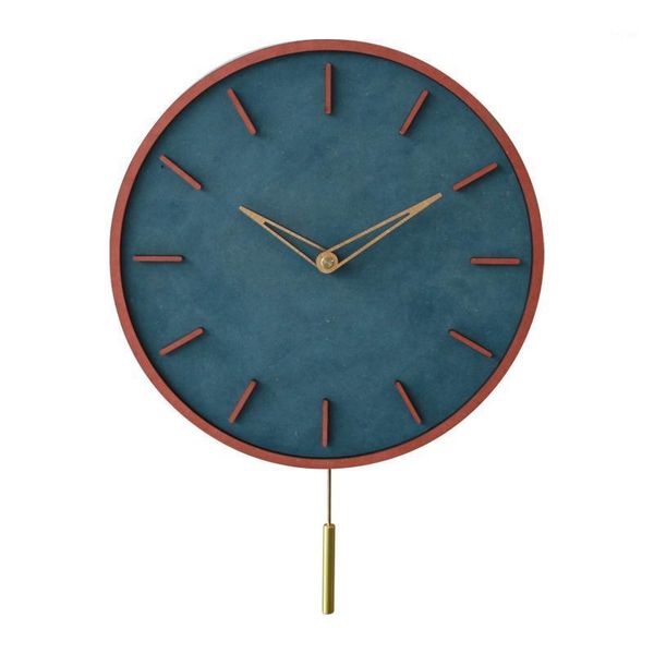 

wall clocks large pendulum clock living room modern design creative nordic swing instagram kitchen horloge home watch zb5wc1