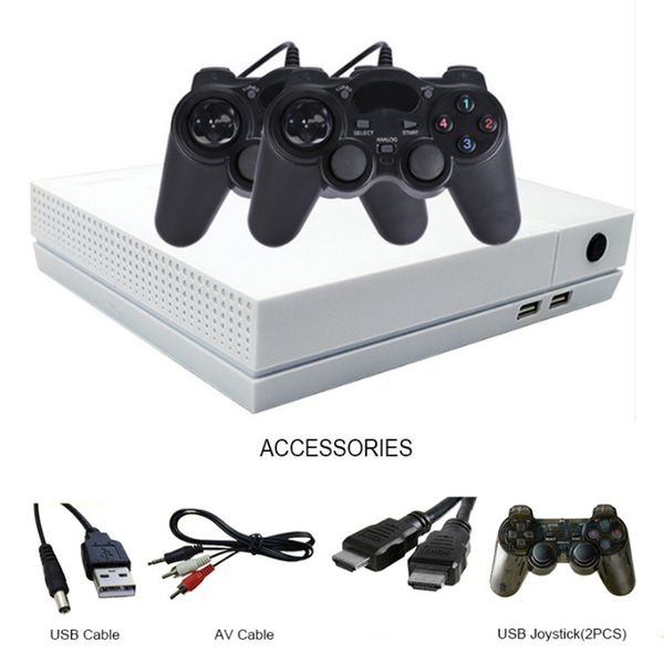 Consoles de jogos hd 4 k tv vídeo hdgame console suporte hdtvnes out pode armazenar 800 jogos para gba fc md jogos com caixa de varejo grátis dhl