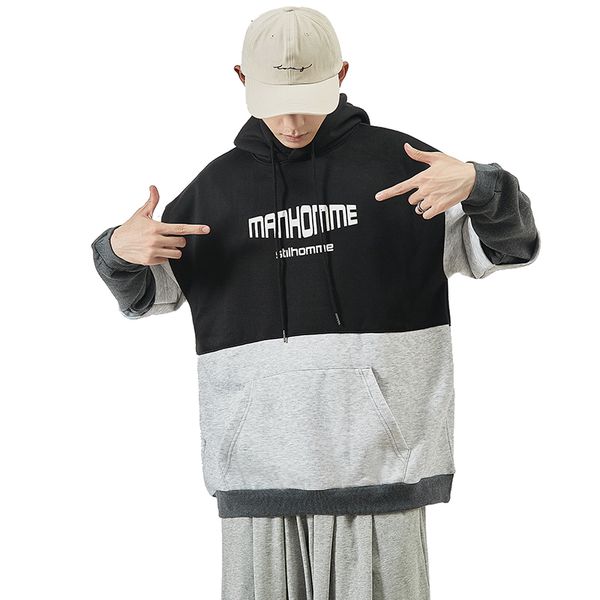 

2021 new hoodie oversized 5xl harajuku oversize para preto homem moletom capuz masculino cclc, Black