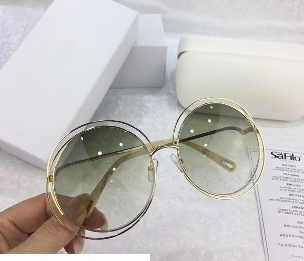 

new 114 womens sunglasses men sun glasses women sunglasses fashion style protects eyes gafas de sol lunettes de soleil with case, White;black