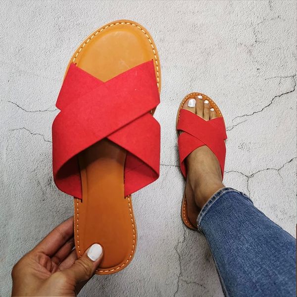

women slippers outdoor ladies flats slides comfort chic soft casual elegant summer woman shoes outside beach sandals #zp3a, Black