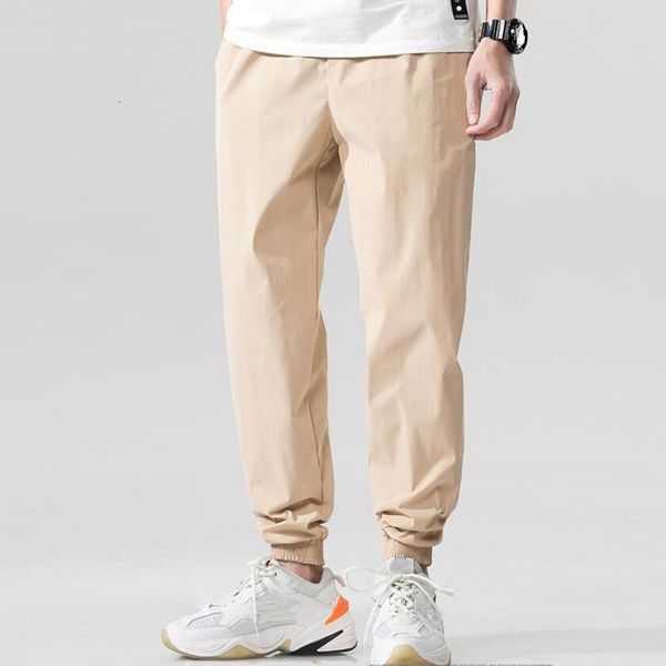 

мужские япония случайные брюки мужчины свободные широкие брюки ноги длинные брюки мужчины мужчины гарем брюки эластичные талии мешкователь, Black